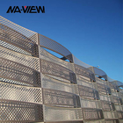 Stainless Steel Perforated Metal Sheet Facade 200mm Hole